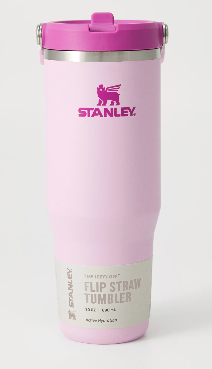 30 oz Stanley  Cup with Straw and Stainless Steel Sports Water Bottle Hot and Cold Drinks