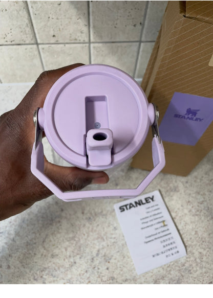 30 oz Stanley  Cup with Straw and Stainless Steel Sports Water Bottle Hot and Cold Drinks