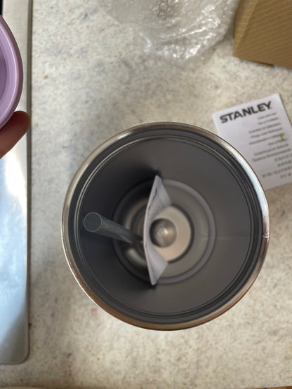 30 oz Stanley  Cup with Straw and Stainless Steel Sports Water Bottle Hot and Cold Drinks