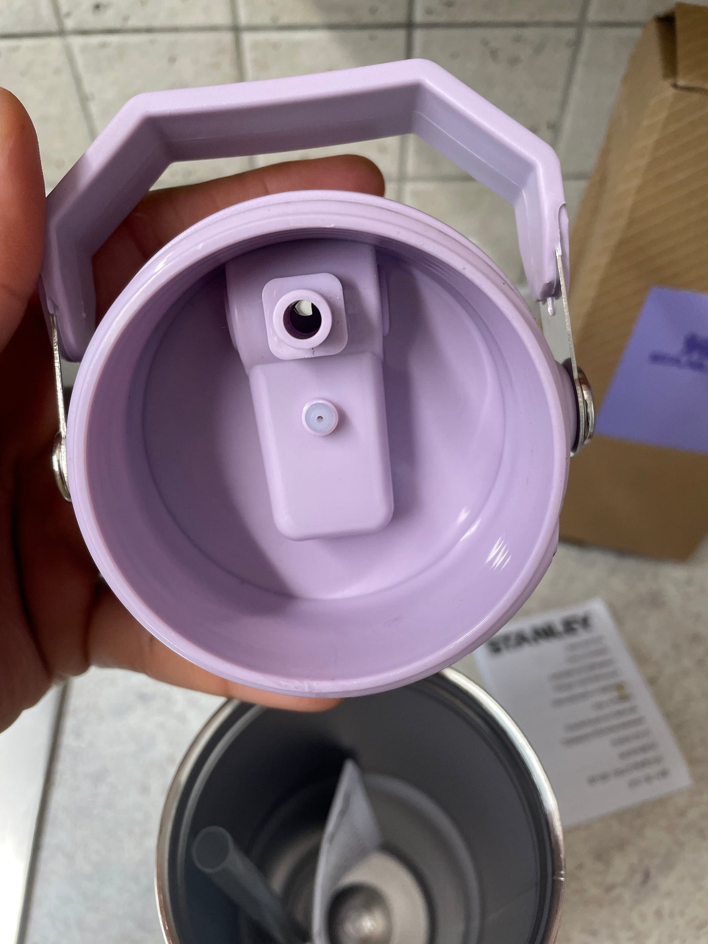 30 oz Stanley  Cup with Straw and Stainless Steel Sports Water Bottle Hot and Cold Drinks