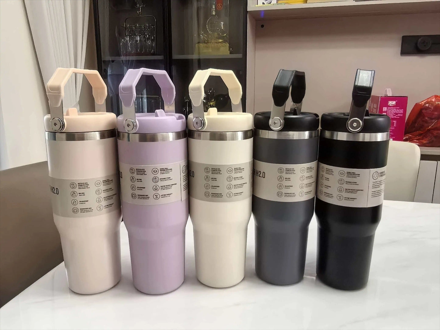 30OZ IceFlow™ Flip Straw Tumbler | 0.89L